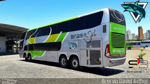 Brasil Sul Linhas Rodoviárias 3128 na cidade de Londrina, Paraná, Brasil, por EDUARDO - SOROCABUS. Número da foto: #5493070.
