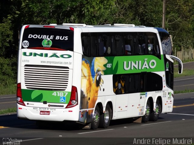 Empresa União de Transportes 4187 na cidade de Irati, Paraná, Brasil, por André Felipe Mudrei. Número da foto: #5493590.