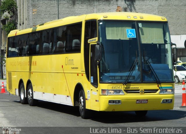 Viação Itapemirim 44043 na cidade de Rio de Janeiro, Rio de Janeiro, Brasil, por Lucas Lima. ID da foto: 5494570.