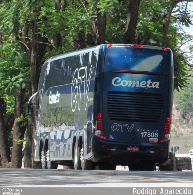 Viação Cometa 17308 na cidade de Conselheiro Lafaiete, Minas Gerais, Brasil, por Rodrigo  Aparecido. Número da foto: #5494321.