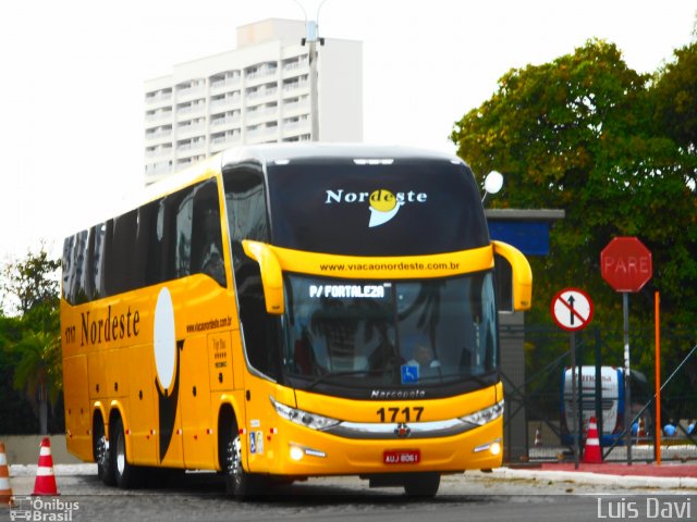 Viação Nordeste 1717 na cidade de Fortaleza, Ceará, Brasil, por Luis Davi. ID da foto: 5494036.