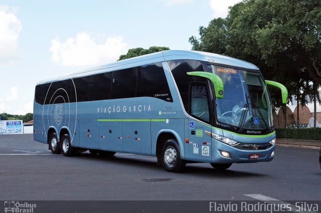 Viação Garcia 7876 na cidade de Araçatuba, São Paulo, Brasil, por Flavio Rodrigues Silva. Número da foto: #5496769.