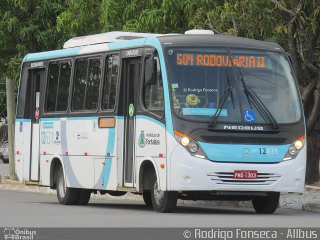 Auto Viação São José 12631 na cidade de Fortaleza, Ceará, Brasil, por Rodrigo Fonseca. ID da foto: 5495753.