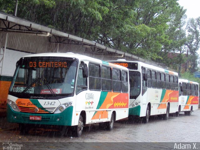 Viação Bom Jesus > VTL - Viação Trans Líder 1342 na cidade de Cubatão, São Paulo, Brasil, por Adam Xavier Rodrigues Lima. ID da foto: 5495603.