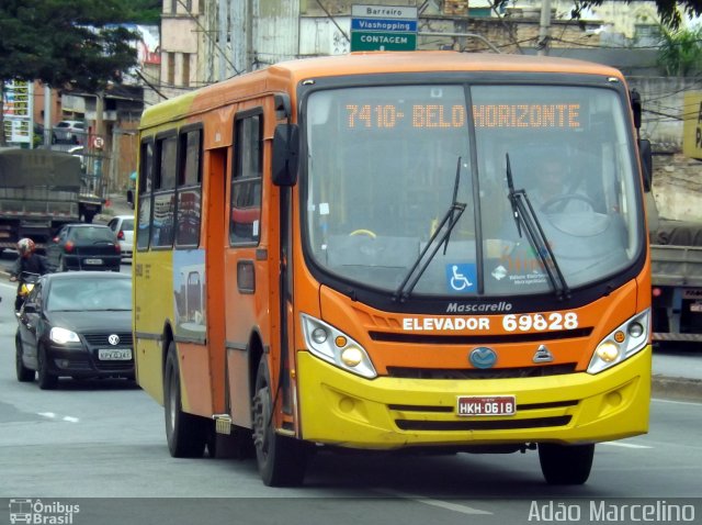 Viação Santa Edwiges 69828 na cidade de Belo Horizonte, Minas Gerais, Brasil, por Adão Raimundo Marcelino. ID da foto: 5496773.