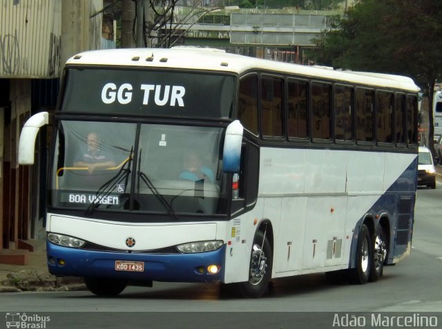 GG Tur Turismo 1435 na cidade de Belo Horizonte, Minas Gerais, Brasil, por Adão Raimundo Marcelino. ID da foto: 5496670.