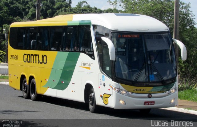 Empresa Gontijo de Transportes 21460 na cidade de Araxá, Minas Gerais, Brasil, por Lucas Borges . Número da foto: #5496565.