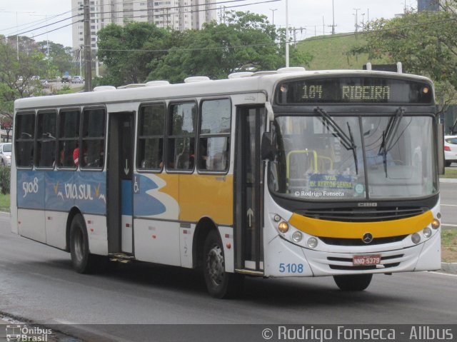 Via Sul TransFlor 5108 na cidade de Natal, Rio Grande do Norte, Brasil, por Rodrigo Fonseca. Número da foto: #5495712.