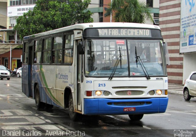 Viação Flecha Branca 213 na cidade de Cachoeiro de Itapemirim, Espírito Santo, Brasil, por Daniel Carlos  Avelar Rocha. ID da foto: 5497148.