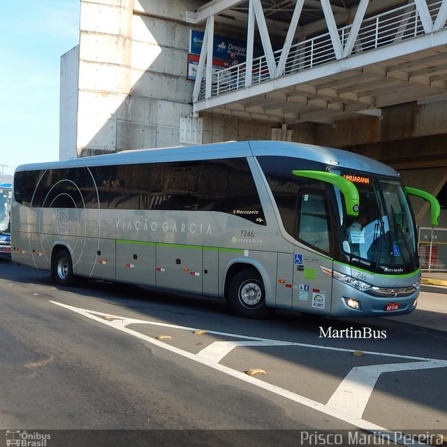 Viação Garcia 7246 na cidade de Campinas, São Paulo, Brasil, por Prisco Martin Pereira. Número da foto: #5497247.