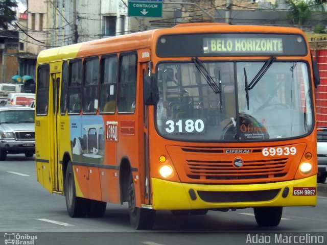 Viação Santa Edwiges 69939 na cidade de Belo Horizonte, Minas Gerais, Brasil, por Adão Raimundo Marcelino. Número da foto: #5496801.