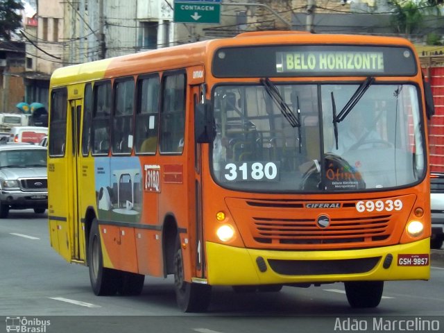 Viação Santa Edwiges 69939 na cidade de Belo Horizonte, Minas Gerais, Brasil, por Adão Raimundo Marcelino. ID da foto: 5496801.