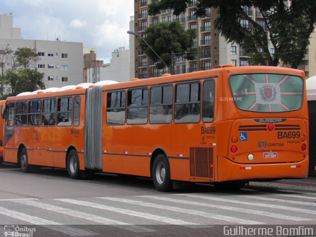 Transporte Coletivo Glória BA699 na cidade de Curitiba, Paraná, Brasil, por Guilherme Bomfim. Número da foto: #5494981.
