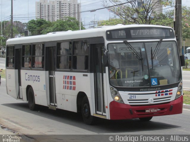 MDC - Viação Campos 211 na cidade de Natal, Rio Grande do Norte, Brasil, por Rodrigo Fonseca. Número da foto: #5495703.