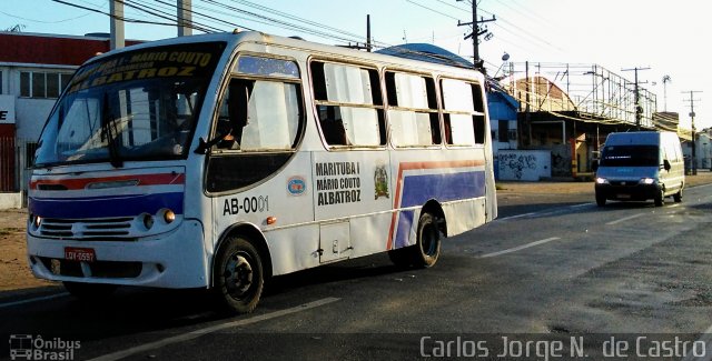 Ônibus Particulares AB-0001 na cidade de Ananindeua, Pará, Brasil, por Carlos Jorge N.  de Castro. Número da foto: #5498337.