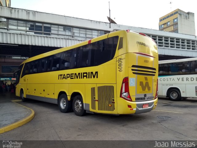 Viação Itapemirim 60809 na cidade de Niterói, Rio de Janeiro, Brasil, por João Messias. Número da foto: #5498642.