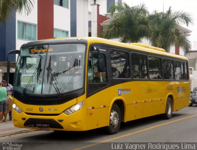 Canasvieiras Transportes 6085 na cidade de Florianópolis, Santa Catarina, Brasil, por Luiz Vagner Rodrigues Lima. ID da foto: 5499452.