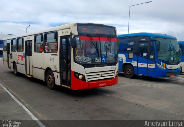 BTM - Bahia Transportes Metropolitanos 842 na cidade de Salvador, Bahia, Brasil, por Aneivan Lima. Número da foto: #5499249.