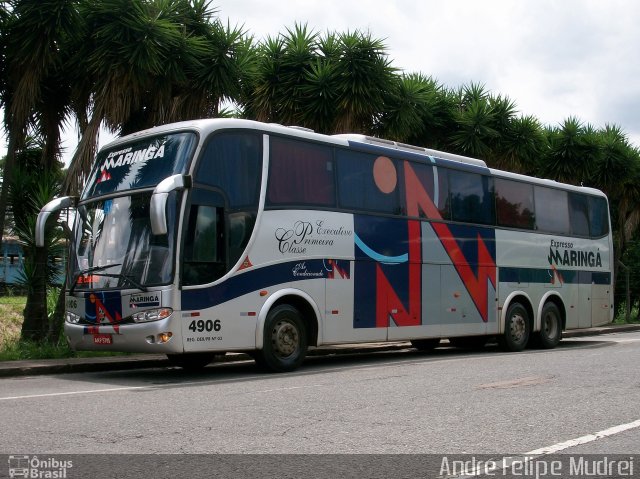 Expresso Maringá 4906 na cidade de Curitiba, Paraná, Brasil, por André Felipe Mudrei. ID da foto: 5499244.