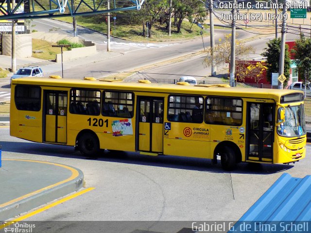 Viação Leme 1201 na cidade de Jundiaí, São Paulo, Brasil, por Gabriel Giacomin de Lima. ID da foto: 5499411.