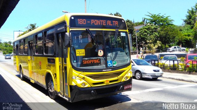 Viação Cidade do Aço 5005 na cidade de Volta Redonda, Rio de Janeiro, Brasil, por Nestor dos Santos Roza. ID da foto: 5498451.