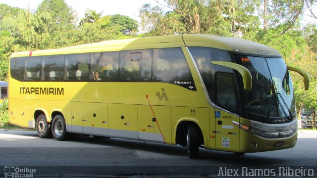 Viação Itapemirim 60753 na cidade de Taubaté, São Paulo, Brasil, por Alex Ramos Ribeiro. ID da foto: 5499862.