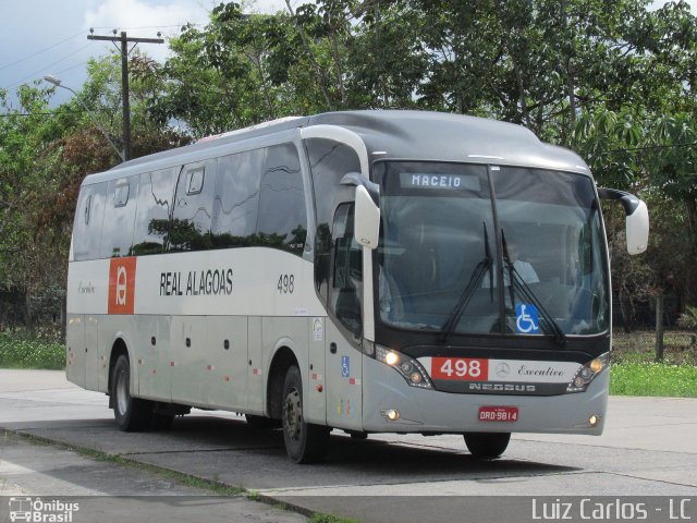 Real Alagoas de Viação 498 na cidade de Recife, Pernambuco, Brasil, por Luiz Carlos de Santana. ID da foto: 5500127.