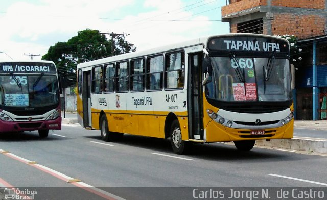Guajará AI-007 na cidade de Belém, Pará, Brasil, por Carlos Jorge N.  de Castro. Número da foto: #5502012.