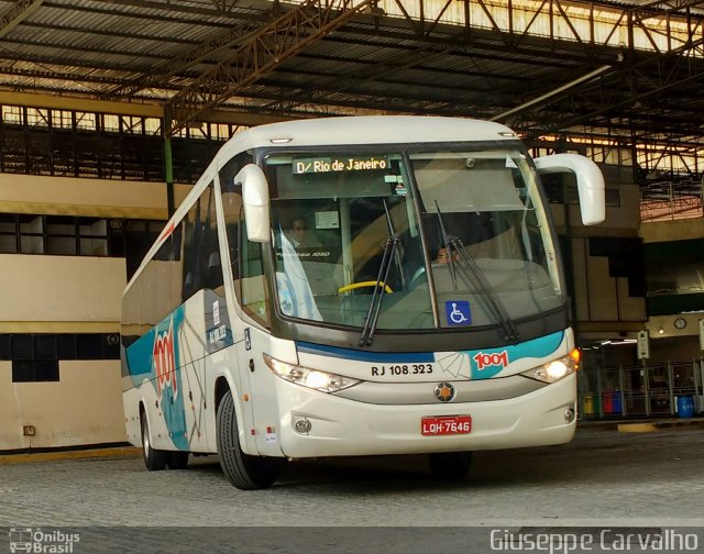 Auto Viação 1001 RJ 108.323 na cidade de Nova Friburgo, Rio de Janeiro, Brasil, por Giuseppe Carvalho. Número da foto: #5501938.