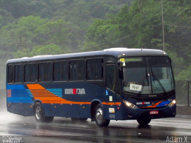 Breda Transportes e Serviços 4042 na cidade de Cubatão, São Paulo, Brasil, por Adam Xavier Rodrigues Lima. Número da foto: #5501413.