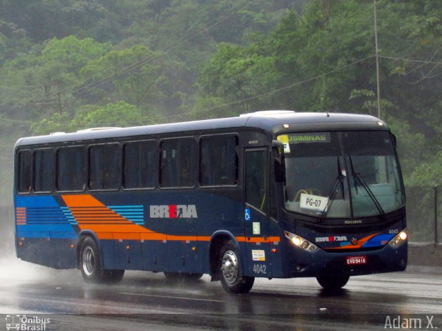 Breda Transportes e Serviços 4042 na cidade de Cubatão, São Paulo, Brasil, por Adam Xavier Rodrigues Lima. ID da foto: 5501413.