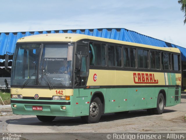 Expresso Cabral 142 na cidade de Natal, Rio Grande do Norte, Brasil, por Rodrigo Fonseca. Número da foto: #5500735.