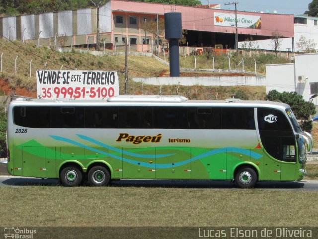 VP Turismo - Viação Pageú Turismo 2026 na cidade de Pouso Alegre, Minas Gerais, Brasil, por Lucas Elson de Oliveira. Número da foto: #5500835.