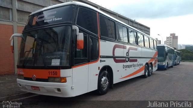 C&C Transporte e Turismo 1150 na cidade de Jundiaí, São Paulo, Brasil, por Juliana Priscila. Número da foto: #5503030.
