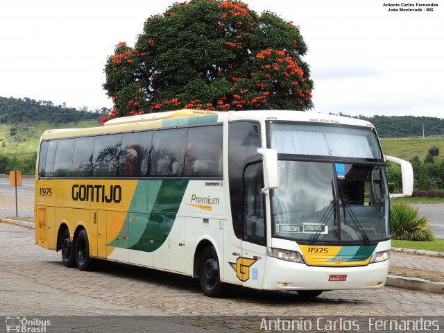 Empresa Gontijo de Transportes 11975 na cidade de João Monlevade, Minas Gerais, Brasil, por Antonio Carlos Fernandes. ID da foto: 5502326.