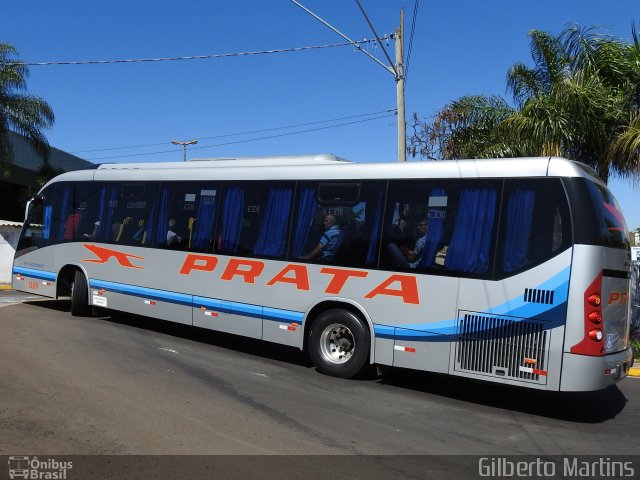 Expresso de Prata 1359 na cidade de Bauru, São Paulo, Brasil, por Gilberto Martins. ID da foto: 5502794.