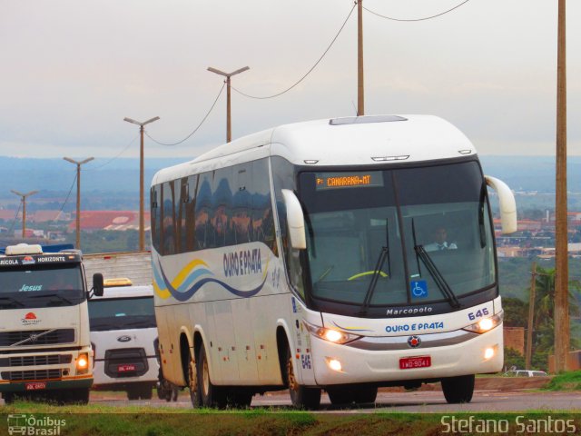 Viação Ouro e Prata 646 na cidade de Rondonópolis, Mato Grosso, Brasil, por Stefano  Rodrigues dos Santos. Número da foto: #5502351.