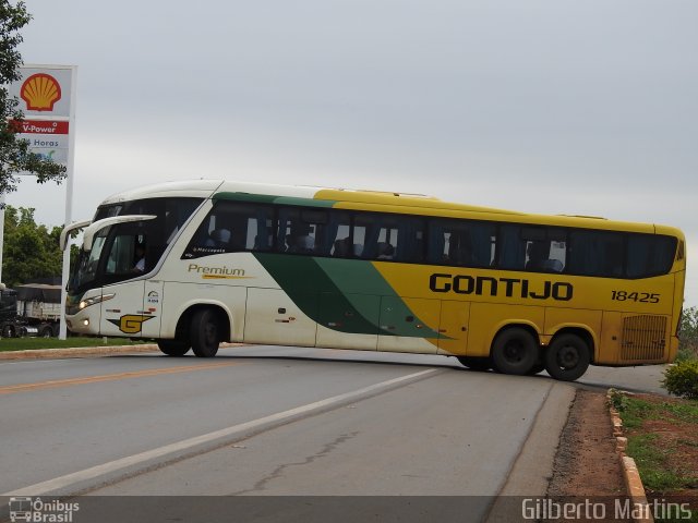 Empresa Gontijo de Transportes 18425 na cidade de Luz, Minas Gerais, Brasil, por Gilberto Martins. Número da foto: #5502587.