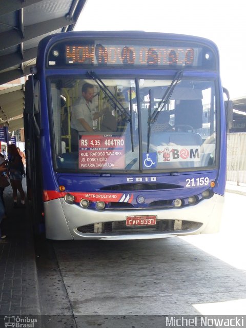Viação Osasco 21.159 na cidade de São Paulo, São Paulo, Brasil, por Michel Nowacki. Número da foto: #5503337.