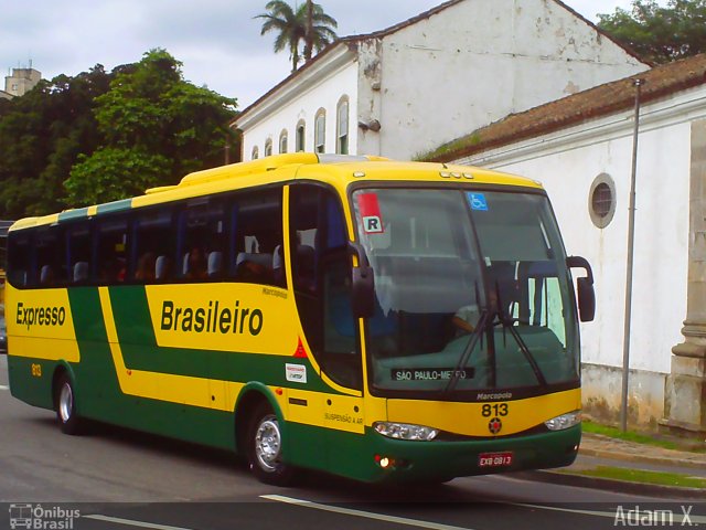 Expresso Brasileiro 813 na cidade de Santos, São Paulo, Brasil, por Adam Xavier Rodrigues Lima. ID da foto: 5503043.