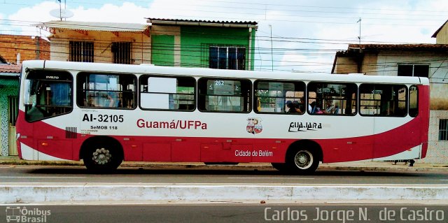 Guajará AI-32105 na cidade de Belém, Pará, Brasil, por Carlos Jorge N.  de Castro. Número da foto: #5503625.