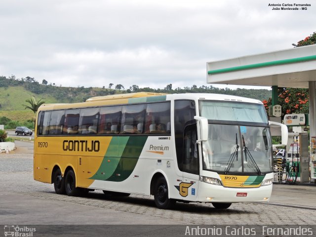 Empresa Gontijo de Transportes 11970 na cidade de João Monlevade, Minas Gerais, Brasil, por Antonio Carlos Fernandes. Número da foto: #5502317.