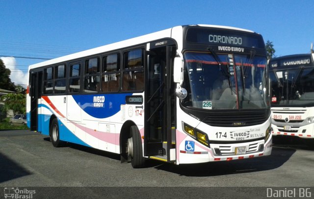 Transportes Coronado 17-4 na cidade de , por Daniel Brenes. ID da foto: 5504370.