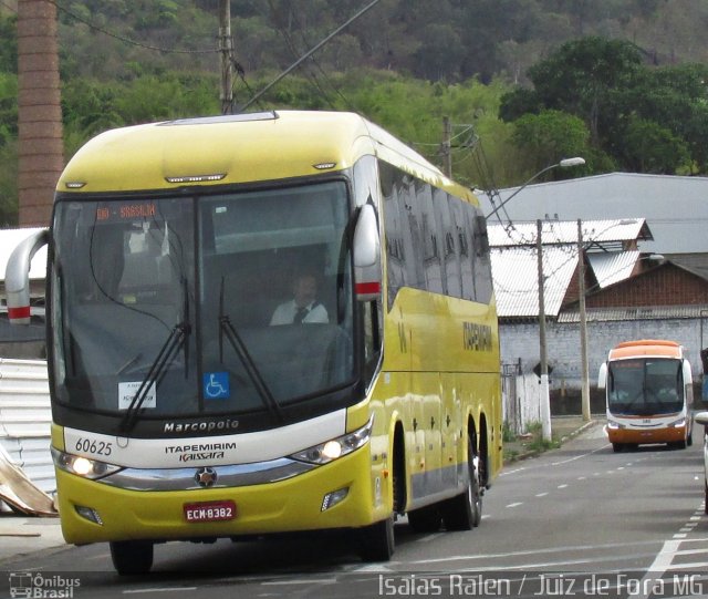 Viação Itapemirim 60625 na cidade de Juiz de Fora, Minas Gerais, Brasil, por Isaias Ralen. ID da foto: 5506532.