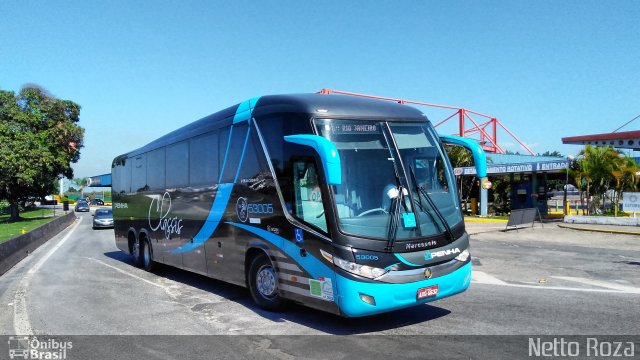 Empresa de Ônibus Nossa Senhora da Penha 53005 na cidade de Resende, Rio de Janeiro, Brasil, por Nestor dos Santos Roza. ID da foto: 5504392.