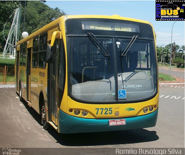 Viação Garcia 7725 na cidade de Rolândia, Paraná, Brasil, por Romílio Busólogo Silva . Número da foto: #5504772.