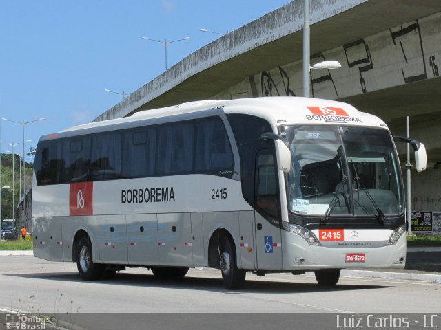 Borborema Imperial Transportes 2415 na cidade de São Lourenço da Mata, Pernambuco, Brasil, por Luiz Carlos de Santana. ID da foto: 5505638.