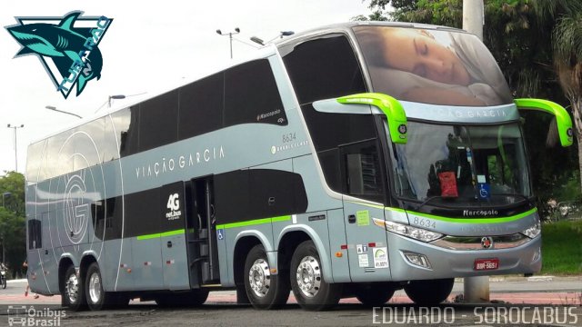 Viação Garcia 8634 na cidade de São Paulo, São Paulo, Brasil, por EDUARDO - SOROCABUS. ID da foto: 5505214.