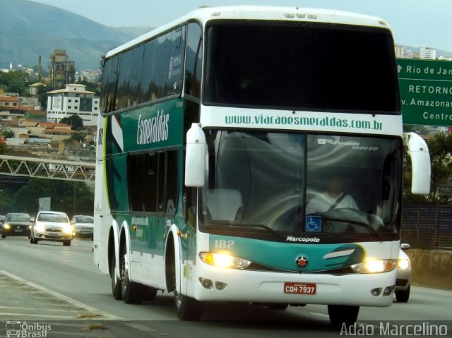 Viação Esmeraldas 182 na cidade de Belo Horizonte, Minas Gerais, Brasil, por Adão Raimundo Marcelino. ID da foto: 5508818.