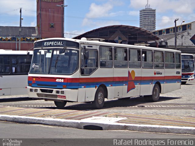 Transporte Tropical 4106 na cidade de Aracaju, Sergipe, Brasil, por Rafael Rodrigues Forencio. Número da foto: #5506906.